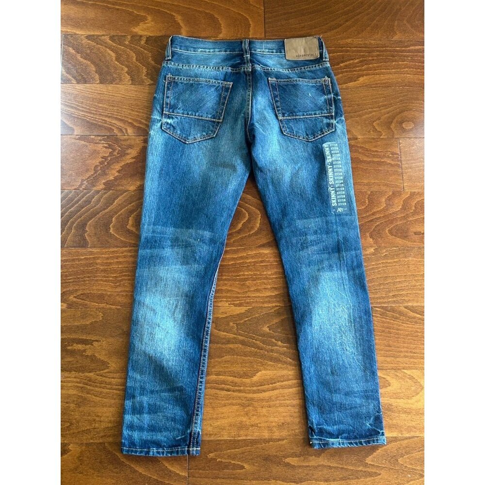Aeropostale Womens Rivington Skinny Jeans Size 27/28 Medium Wash NWT - Picture 12 of 12